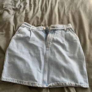 Light Blue Denim Skirt - Brand Milk